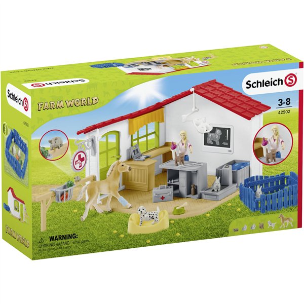 Schleich Farm World        42502 Prat. veterinaria con animali d.