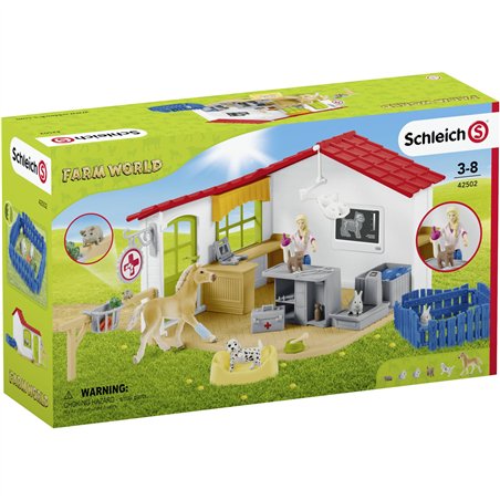 Schleich Farm World        42502 Prat. veterinaria con animali d.
