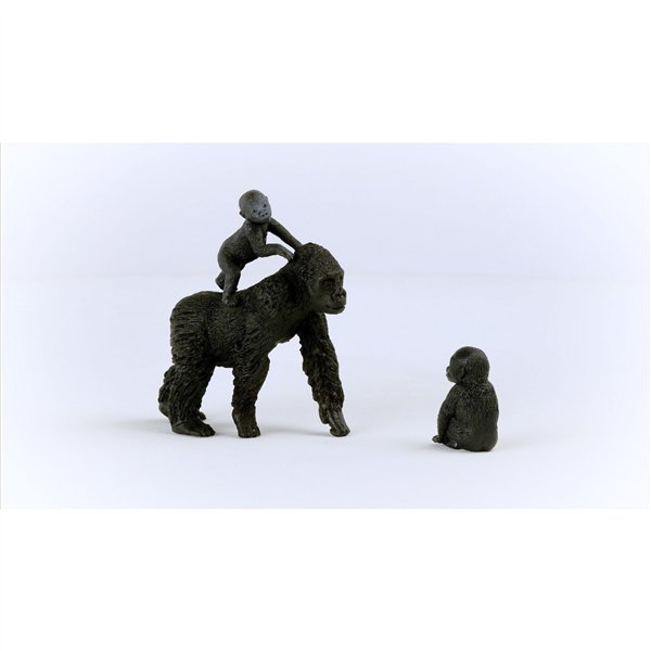 Schleich Wild Life         42601 famiglia di gorilla