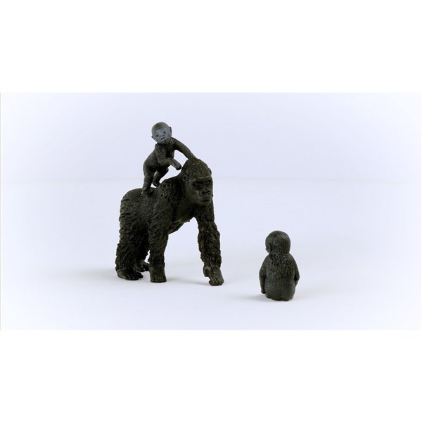 Schleich Wild Life         42601 famiglia di gorilla