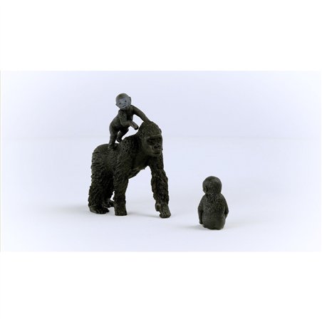 Schleich Wild Life         42601 famiglia di gorilla