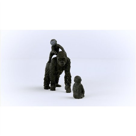 Schleich Wild Life         42601 famiglia di gorilla