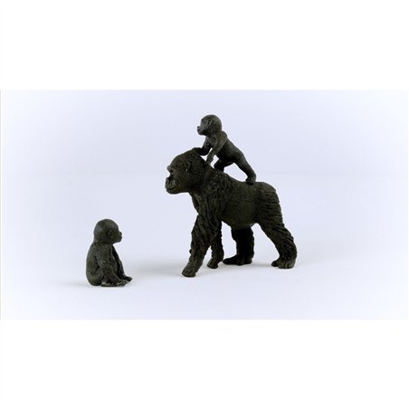 Schleich Wild Life         42601 famiglia di gorilla