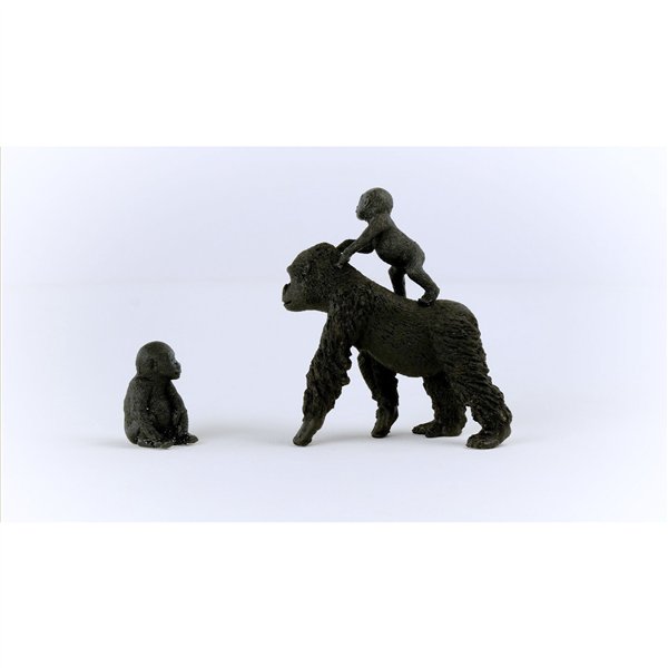 Schleich Wild Life         42601 famiglia di gorilla