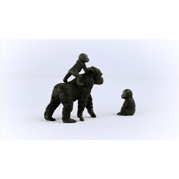 Schleich Wild Life         42601 famiglia di gorilla