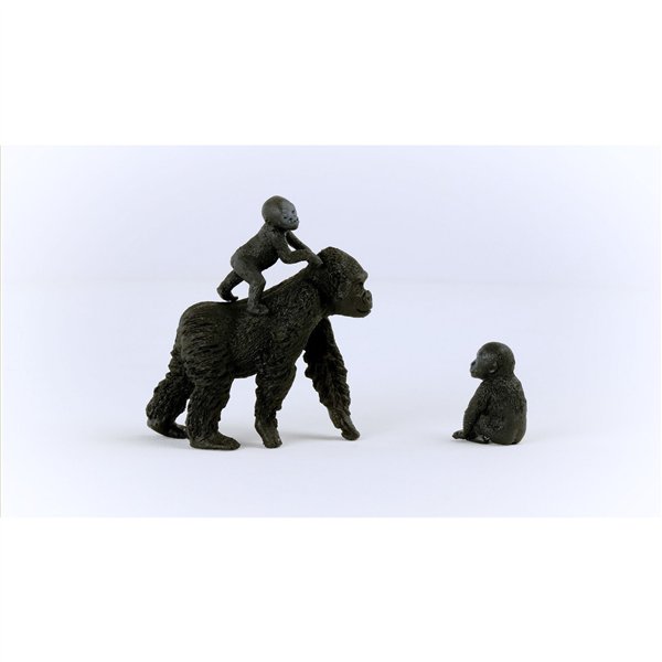 Schleich Wild Life         42601 famiglia di gorilla