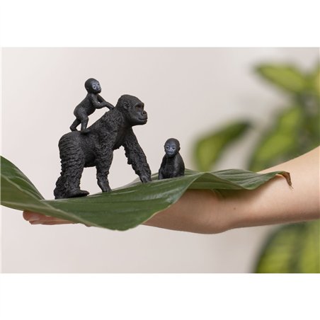 Schleich Wild Life         42601 famiglia di gorilla