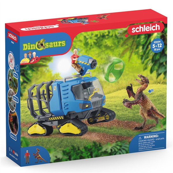 Schleich Dinosaurs      42604 veicolo cattura dinosauri