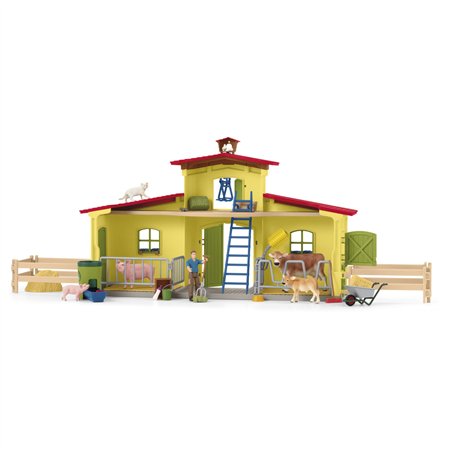Schleich Farm World    42605 grande stalla c.animali e acces.