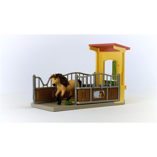 Schleich Farm World     42609 Box p. pony con stallone island.