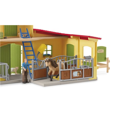 Schleich Farm World     42609 Box p. pony con stallone island.