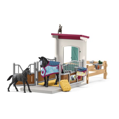 Schleich Horse Club     42611 Box con giumenta e puledro