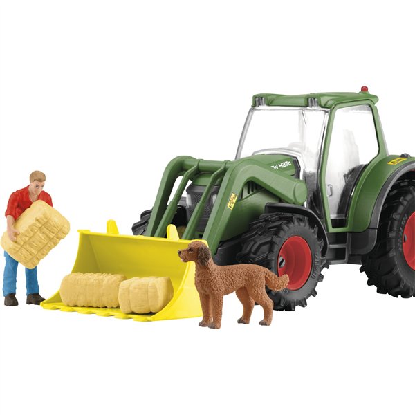 Schleich Farm World        42608 trattore con rimorchio