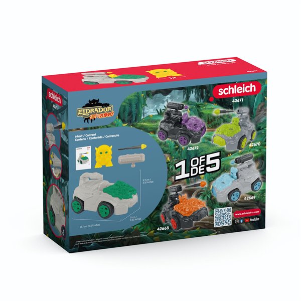 Schleich Eldrador Creatures Crashmobil della giungla   42671