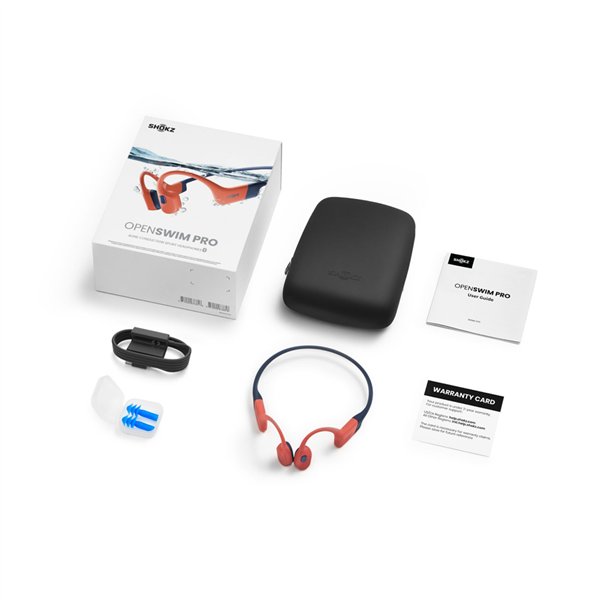 Shokz OpenSwim Pro Rot Wireless Charging
