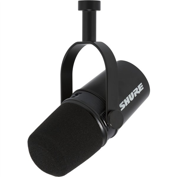 Shure MV7X microfono dinamico podcast XLR nero