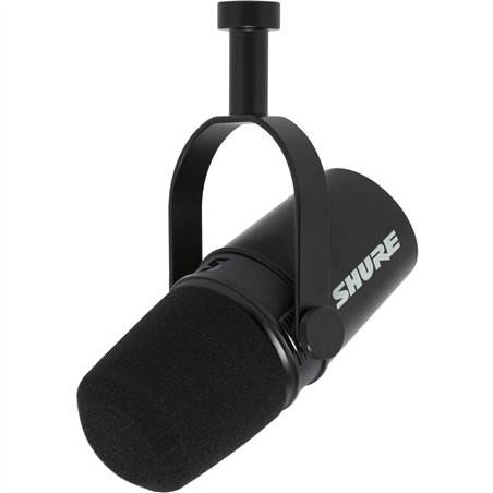 Shure MV7X microfono dinamico podcast XLR nero