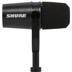 Shure MV7X microfono dinamico podcast XLR nero 2