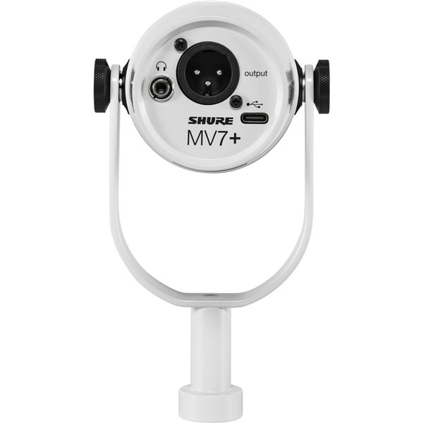 Shure MV7+ bianco