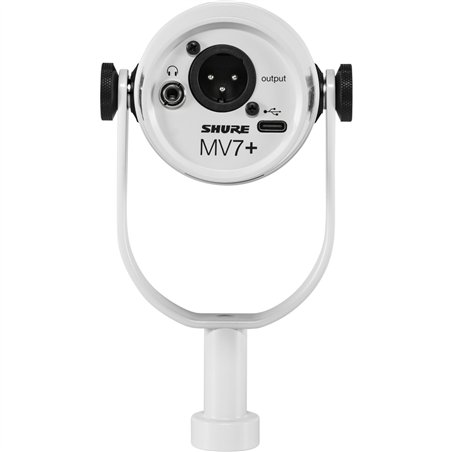 Shure MV7+ bianco
