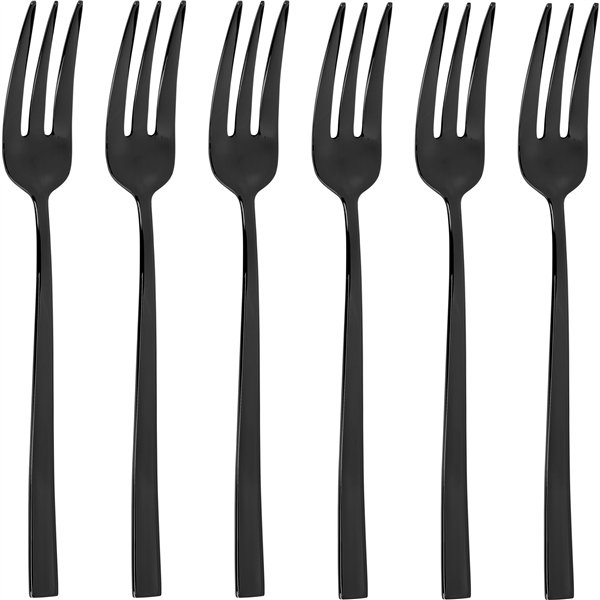 Sambonet Rock PVD 6 Forchette DolceNero Lucido
