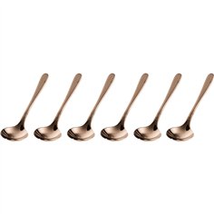 Sambonet Taste PVD 6 Cucchiaini Moka Rame Lucido 2