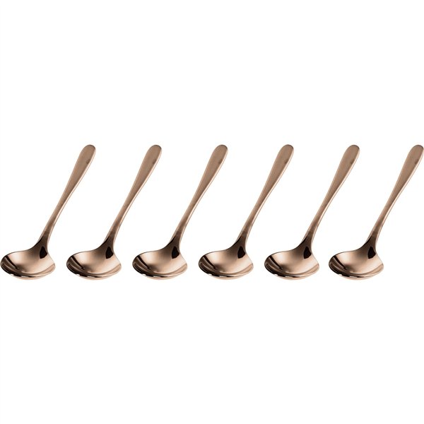 Sambonet Taste PVD 6 Cucchiaini Moka Rame Lucido