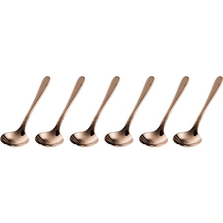 Sambonet Taste PVD 6 Cucchiaini Moka Rame Lucido