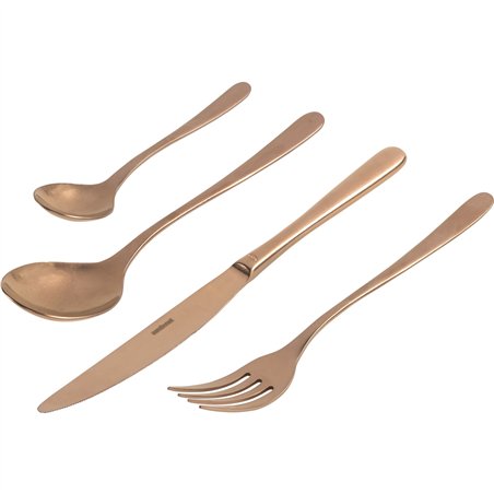 Sambonet Taste PVD Servizio 24pz Rame Antico Monoblocco