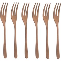 Sambonet Taste PVD 6 Forchette Dolce Rame Antico