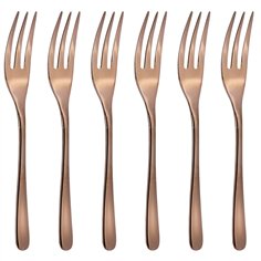 Sambonet Taste set forchette da torta 6 pz. rame