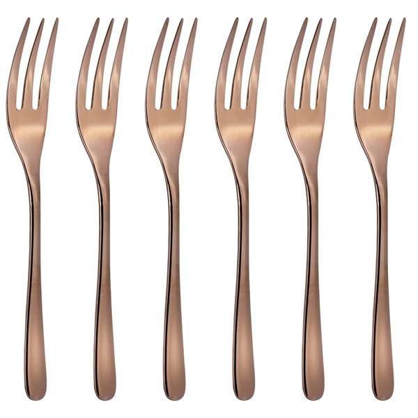 Sambonet Taste set forchette da torta 6 pz. rame
