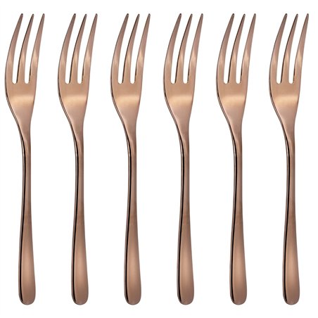Sambonet Taste set forchette da torta 6 pz. rame