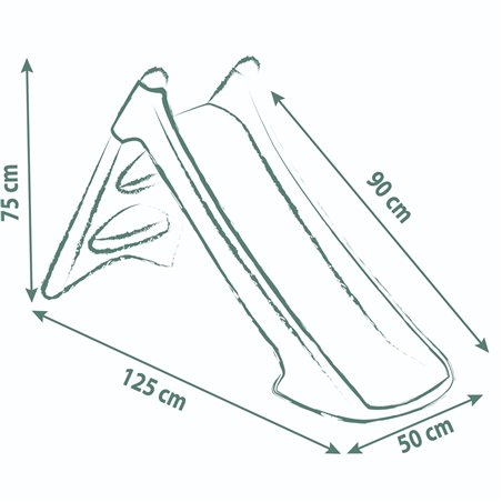 Smoby Life scivolo XS blu