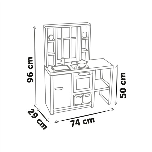 Smoby Loft Fleur Toy Kitchen