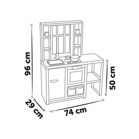 Smoby Loft Fleur Toy Kitchen