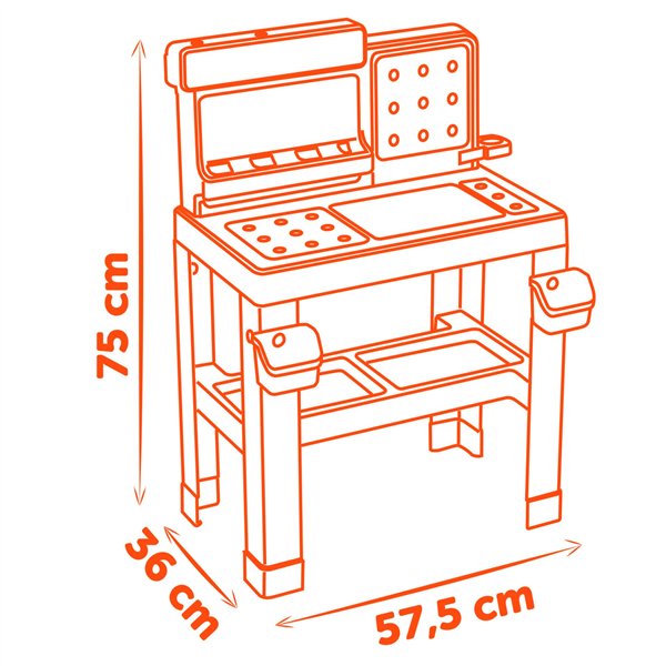 Smoby Black & Decker Pro Workbench             Model 2025
