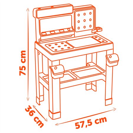 Smoby Black & Decker Pro Workbench             Model 2025