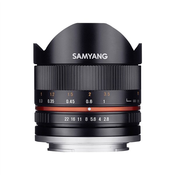 Samyang MF 2,8/8 Fish-Eye II APS-C Fuji X