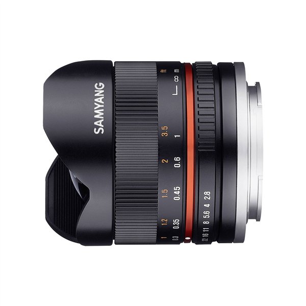 Samyang MF 2,8/8 Fish-Eye II APS-C Fuji X