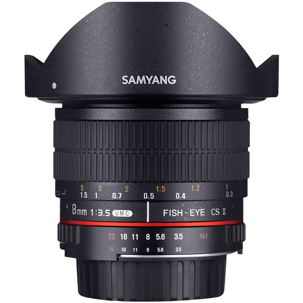 Samyang MF 3,5/8 Fish-Eye II APS-C Canon EF