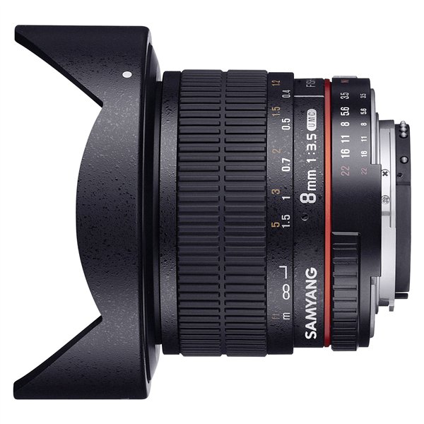 Samyang MF 3,5/8 Fish-Eye II APS-C Canon EF