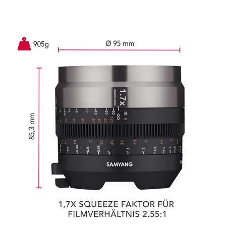 Samyang V-AF 1,7x adatt. Anamorphic MF