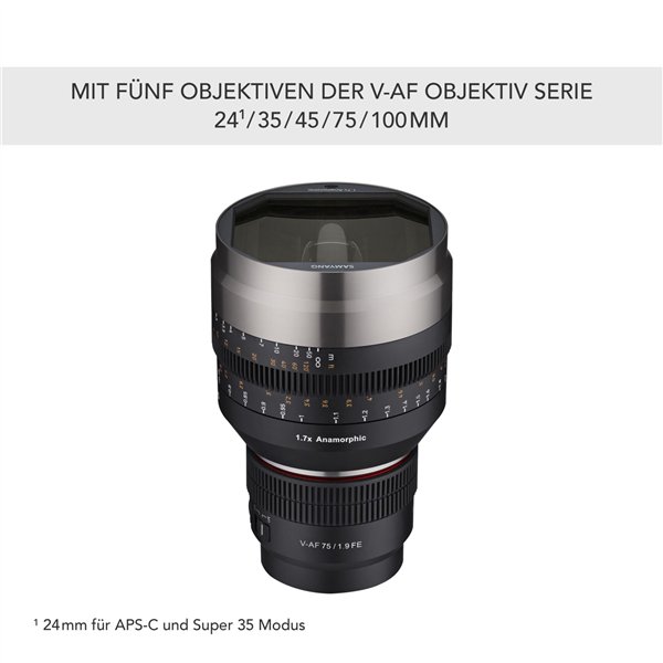 Samyang V-AF 1,7x adatt. Anamorphic MF