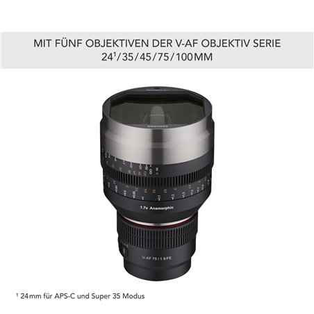Samyang V-AF 1,7x adatt. Anamorphic MF