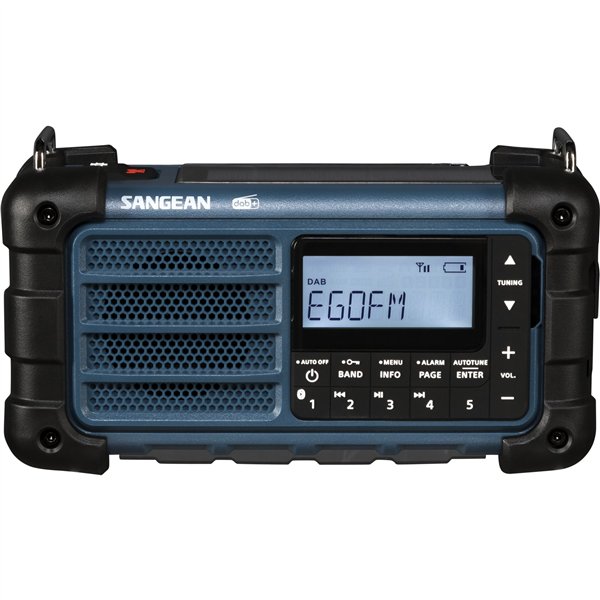 Sangean MMR-99 DAB blu radio emergenza/manovella/solare