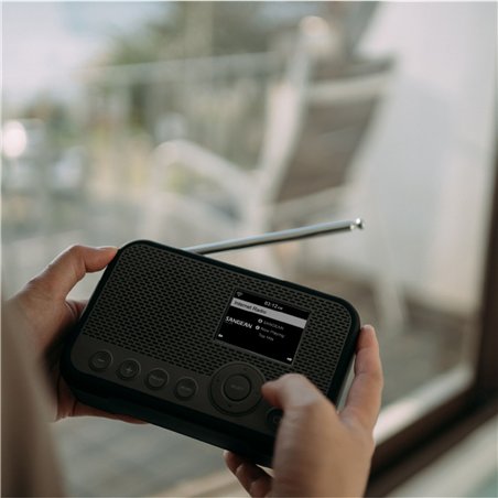 Sangean WFR-39 grigio/nero