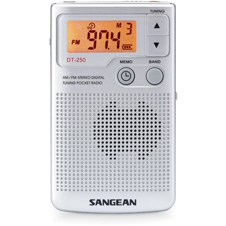 Sangean DT-250 (Pocket 250) argento