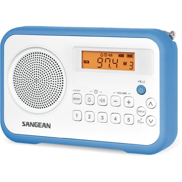 Sangean PR-D18 (Traveller 180) bianco/blu