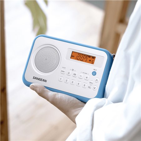 Sangean PR-D18 (Traveller 180) bianco/blu